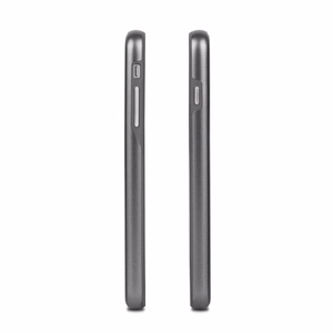 Moshi iGlaze Napa hibrīda vāciņš ar vegāniskās ādas aizmuguri iPhone 6s Plus / 6 Plus, “Midnight Blue” krāsā