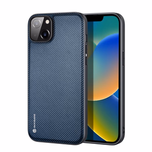 Dux Ducis Fino viedtālruņa apvalks iPhone 14 Plus zils neilona
