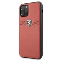 Ferrari FEOBAHCN58RE iPhone 11 Pro 5.8" sarkans/sarkans cietais apvalks Off Track Leather