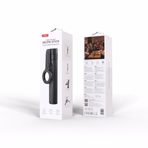 XO SS37 Bluetooth pašbilžu nūja-statīvs, melna, magnētiska, saderīga ar MagSafe, 124cm