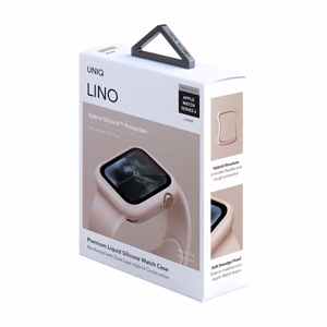 Uniq Lino apvalks Apple Watch 4 / 5 / 6 / SE 44mm - rozā