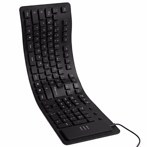 Silicone wired keyboard R Home Office