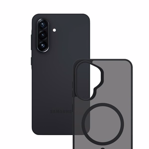 3mk Smoke MagCase futrālis Samsung Galaxy A57 - Pelēks, caurspīdīgs