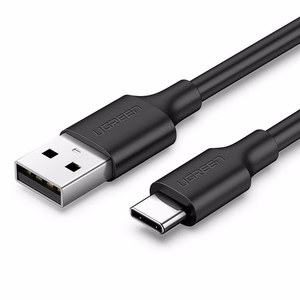 Ugreen US287 60115 USB-A / USB-C 2A kabelis 0.5m - melns