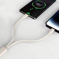 Dudao L7SCL USB-C - Lightning kabelis 30W 1m - bēšs