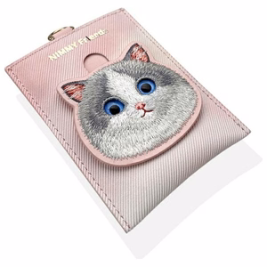 Nimmy Big Eyed Pet 2.0 Kaķa Maks kartes turētājs - rozā