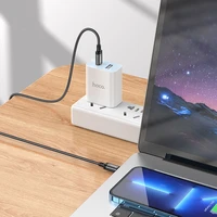 Kabelis USB C uz USB C Hoco 3A 60W 2 m X89 melns