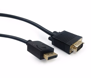 Gembird CCP-DPM-VGAM-6 video kabeļa adapteris 1,8 m VGA (D-Sub) DisplayPort melns