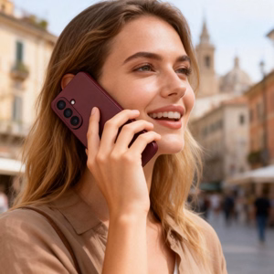 Tech-Protect Smart Wallet maciņš Samsung Galaxy A57 5G - Burgundy
