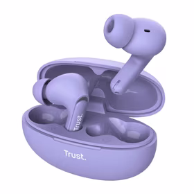 Trust Yavi - bezvadu In-Ear Bluetooth TWS Earbuds with Charging maciņš & ENC (violets)