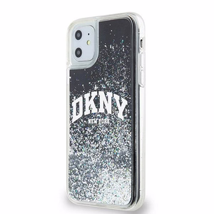DKNY Liquid Glitter Big Logo чехол для iPhone 11 / Xr - чёрный