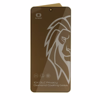 Tempered stikls Tel Protect 10X Privātuma DLC Diamond Coating for Samsung Galaxy S26 Plus (with fingerprint unlock)