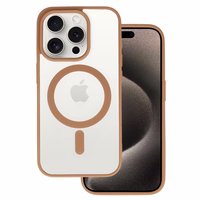 Akrila krāsains magnētiskais viedtālruņa apvalks Iphone 12 Pro tuksneša titāna