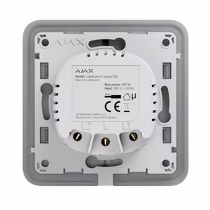 Умный выключатель AJAX LightCore 1-клавишный 52136