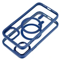 Viedtālruņa apvalks (m) COLOR EDGE MAG COVER, saderīgs ar MagSafe, iPhone 11, tumši zilais (m)