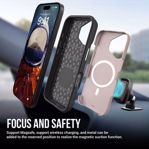 Perfectionists Trīsstūra Mag futrālis iPhone 11 rozā zelts