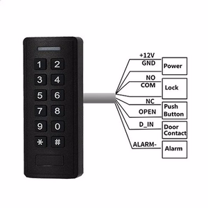 Autonoma piekļuves kontroles ierīce ar tastatūru un karšu lasītāju, K2-MF, EM / Mifare, IP66
