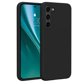 Etteri silikona viedtālruņa apvalks Samsung Galaxy S23 Plus melns