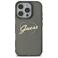Guess IML sirds viedtālruņa apvalks iPhone 16 Pro Max - melna