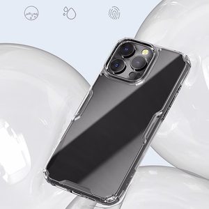 Nillkin Nature Pro vāciņš iPhone 16 Pro Max - caurspīdīgs un balts
