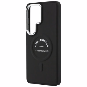 Karl Lagerfeld maciņš Embossed Ring RSG Logo MagSafe Samsung Galaxy S26 Ultra melns