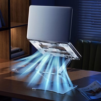 Wozinsky WRS-CPY75DSB alumīnija klēpjdatora un planšetdatora statīvs + bezmaksas viedtālruņa statīvs - melns