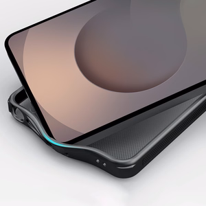 Nillkin Super Frosted Shield Pro magnētiskais MagSafe saderīgs maciņš priekš Samsung Galaxy S26 Ultra caurspīdīgi melns