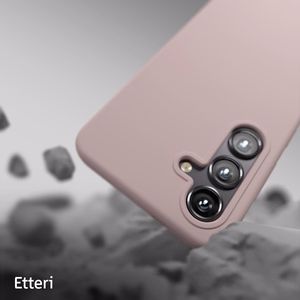 Etteri silikona maciņš Samsung Galaxy A36 5G, gaiši rozā