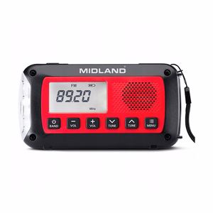 Midland ER100 avārijas radio ar 2600 mAh akumulatoru