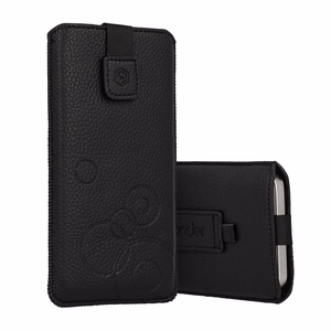 WONDER Deko Pouch чехол (Размер XXL) для Samsung S25 Ultra/S24 Ultra/M35/M23/A16 5G/Xiaomi Redmi 14C черный