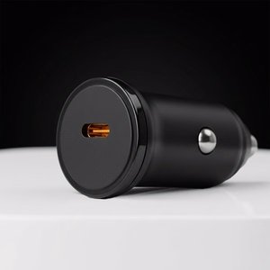 Blavec Car charger BS-01C-C Road - Type C - PD 20W with Type C to Type C cable (CCBS01CCR-CB) black