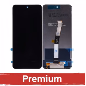 LCD Displejs Saderīgs ar Xiaomi Redmi Note 9S / Note 9 Pro Melns OEM