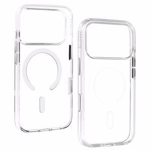 Liavec Pure vāciņš ar kameras vadības pogu, paredzēts iPhone 18 Pro Max/17 Pro Max, balts