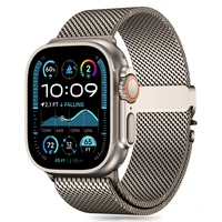 Tech-Protect Milano siksniņa Apple Watch 6 / 7 / 8 / 9 / 10 / SE / Ultra 1 / 2 (44 / 45 / 46 / 49 MM) - titāna
