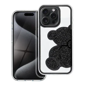 TEDDY BEAR viedtālruņa apvalks IPHONE 13 melns