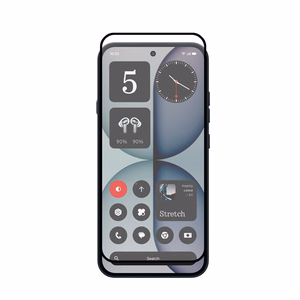 Crong 3D Armour Glass Lite pa visu virsmu līmējams rūdīta stikla ekrāna aizsargs Nothing Phone 4a
