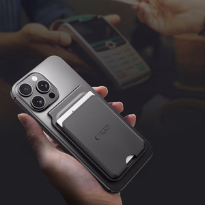 Tech-Protect MagWallet Stand MagSafe Universal viedtālruņa apvalks - melns