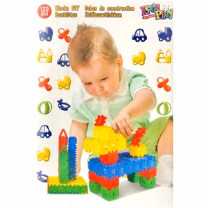 Let's Play bērnu konstruktoru kluču komplekts, komplekts 4