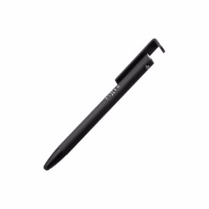 Fixed 3-in-1 FIXPEN-BK – melns kapacitatīvā ekrāna irbulis, pildspalva un tālruņa vai planšetdatora statīvs