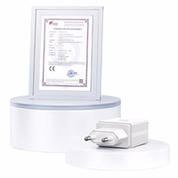 USAMS Tīkla lādētājs 2xUSB 18W + kabelis Lightning/USB-A Fast Charging balts series HC HCXLTZ01