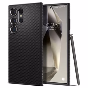 Spigen Liquid Air viedtālruņa apvalks Samsung Galaxy S24 Ultra - matēts melns