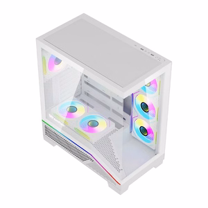 Datora korpuss Darkflash K430 + ventilatori (balts)