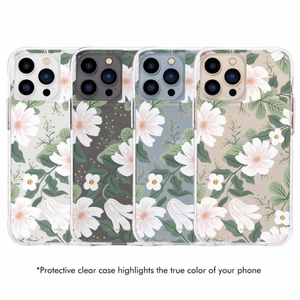 Rifle Paper Clear vāciņš ierīcei iPhone 13 Pro, ar “Willow” rakstu