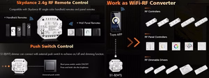 S1-B(WT) AC Triac dimmers, spiedpoga, Tuya, Wi-Fi
