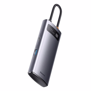 Hub 4in1 Baseus Metal Gleam sērija, USB-C uz 4x USB 3.0