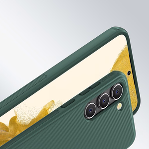 Nillkin Super Frosted Shield Pro viedtālruņa apvalks Samsung Galaxy S23+ ar statīvu zilā krāsā