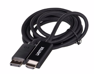UNITEK DisplayPort 1.2, HDMI kabelis, 4K@60HZ, 1,8M, V1608A