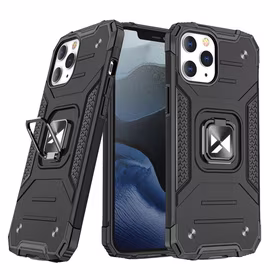 Wozinsky Ring Armor Case statīvs izturīgs viedtālruņa apvalks iPhone 13 Pro melns