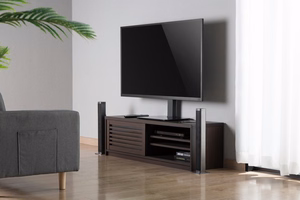 Gembird TVS-D55S-01 Tabletop TV stand (swivel), 23" - 55", melns