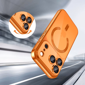Tech-Protect MagFlex MagSafe futrālis iPhone 17 Pro - caurspīdīgi oranžs